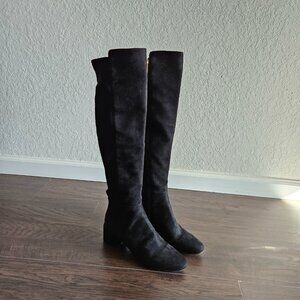 MICHAEL Michael Kors Women's Braden Mid Shaft Boots Size 8 color Black